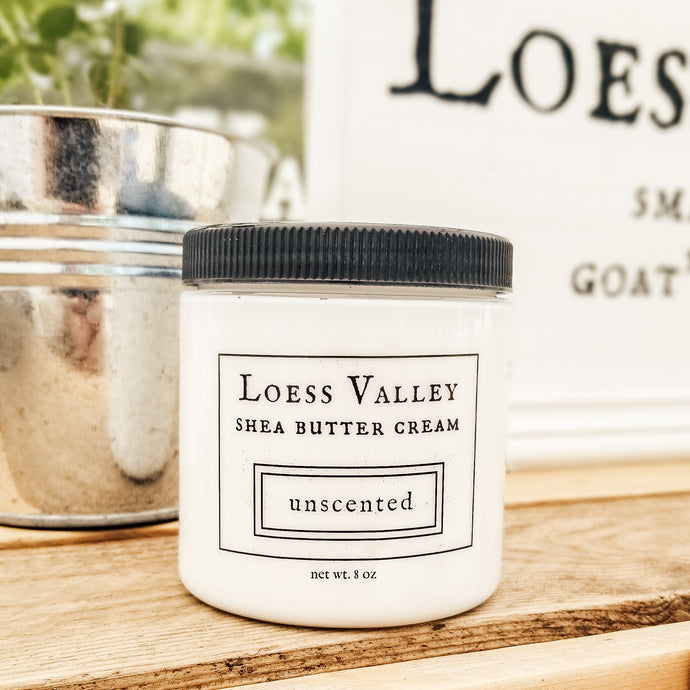 Unscented | 8oz Shea Butter Cream