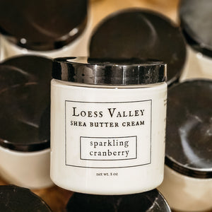 Sparkling Cranberry | 8 oz Shea Butter Cream