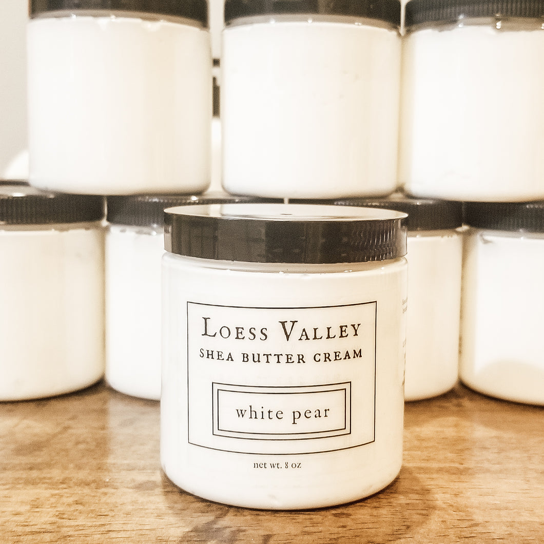 White Pear | 8oz Shea Butter Cream