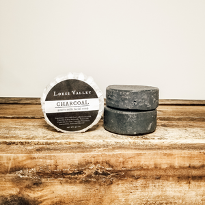 Goat's Milk Soap - Activated Charcoal Teatree & Lavender